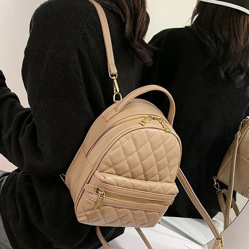Mini Sac Dos Femme Carreaux Univers Petit Sac