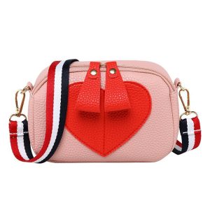 petit sac bandoulière femme coeur