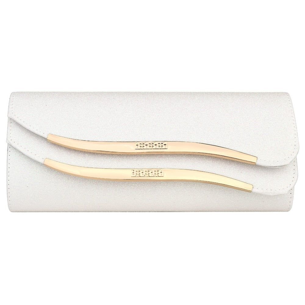 pochette soirée en cuir pour femme