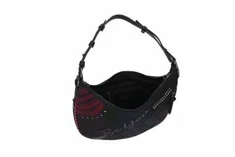 sac à bandoulière noir élégant