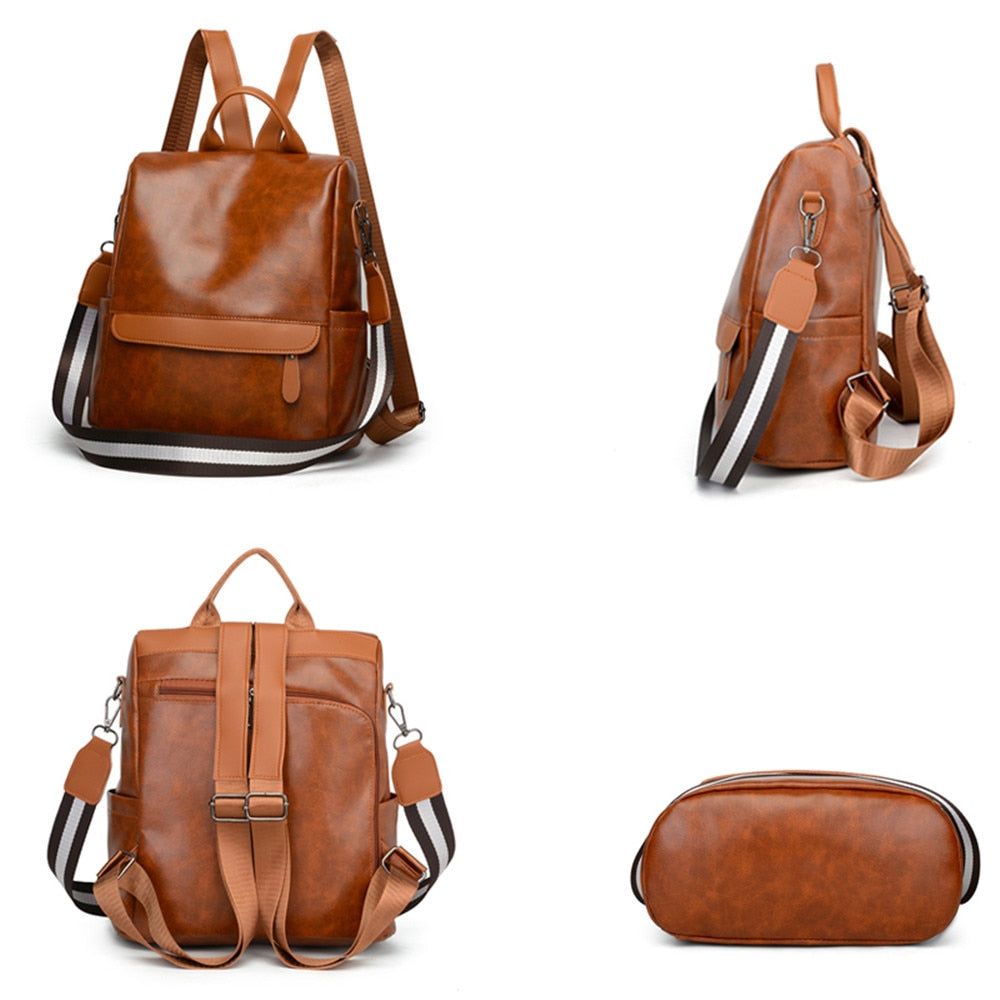 sac à dos vintage coloré