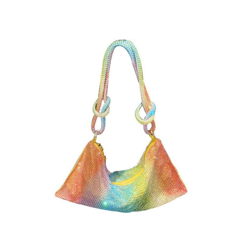 sac à main avec strass pour femme