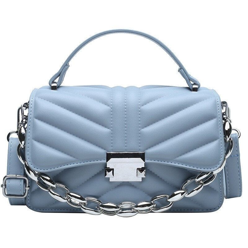 sac a main chaine argent femme