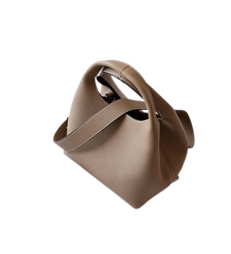 sac a main cuir marron élégant