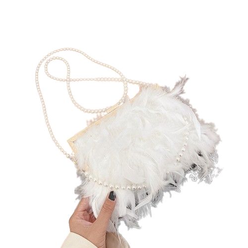 sac a main femme fashion plume