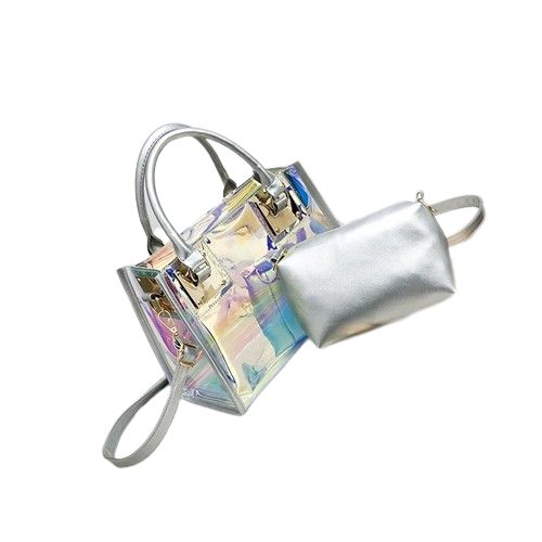 sac a main femme holographique