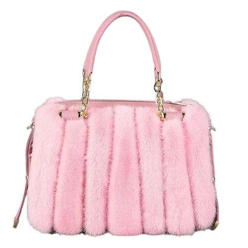 sac à main femme style avec fausse fourrure