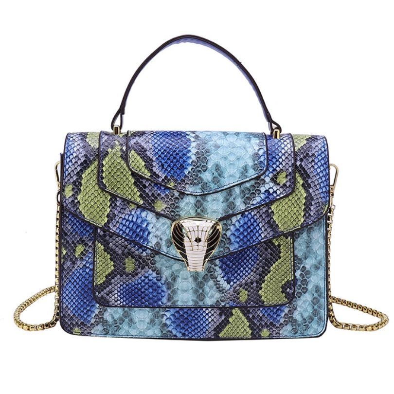sac a main femme style peau de serpent