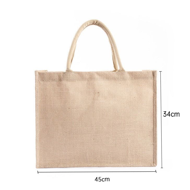 sac a main femme toile de jute