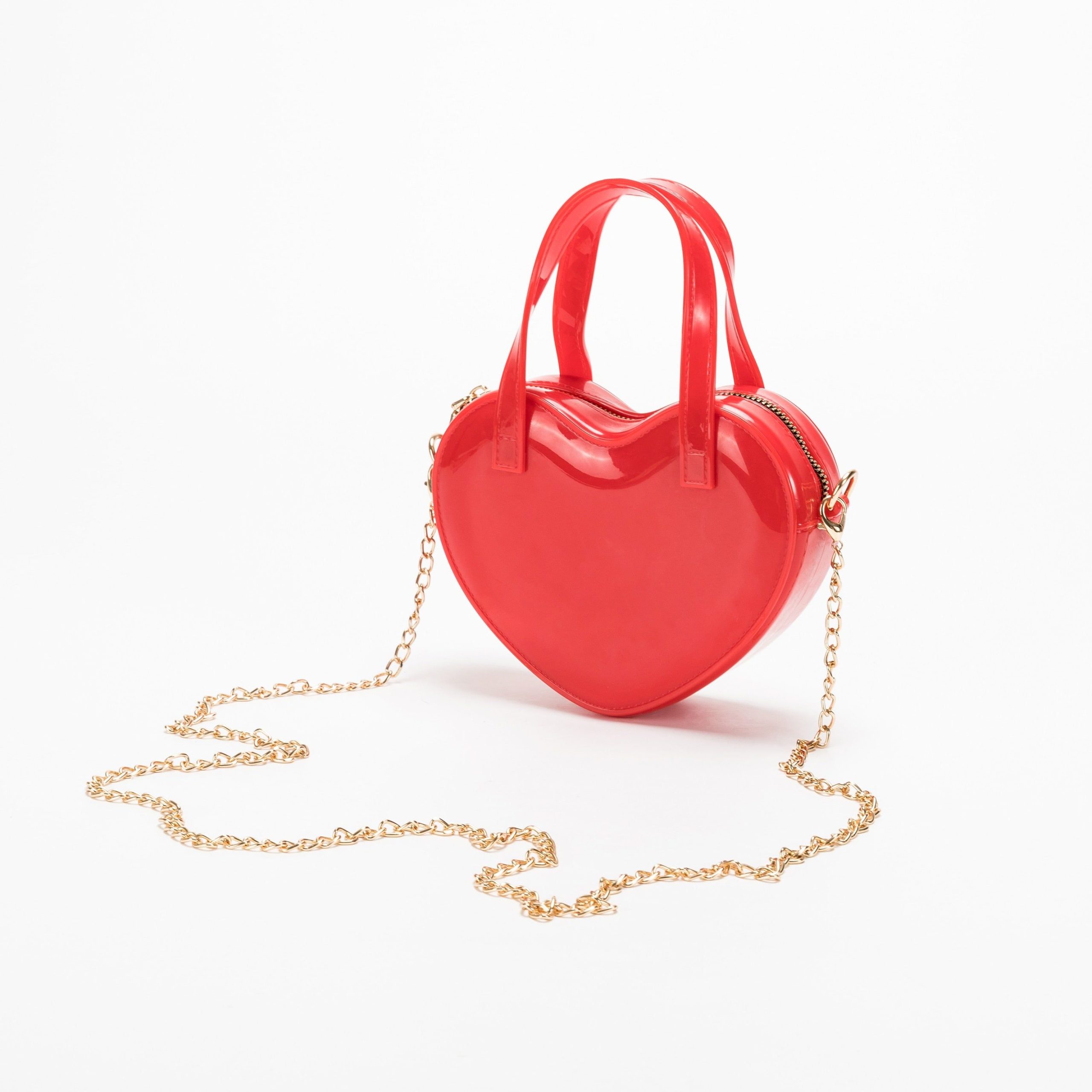 sac à main mode femme rouge brillant