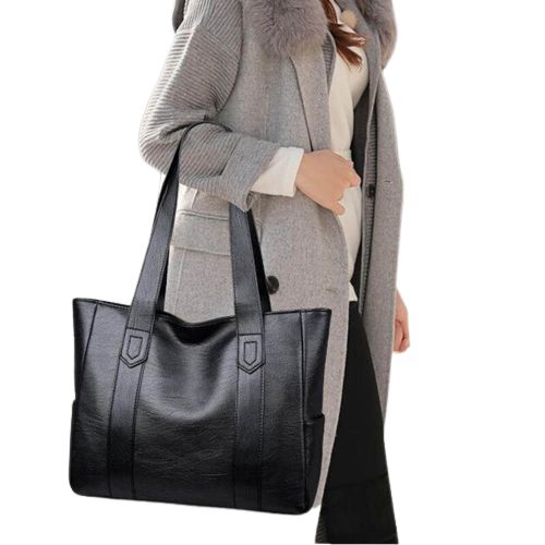 sac a main noir femme look rétro