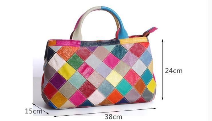 sac a main style carreau pour femme