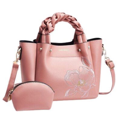sac a mains femme rose fleuri