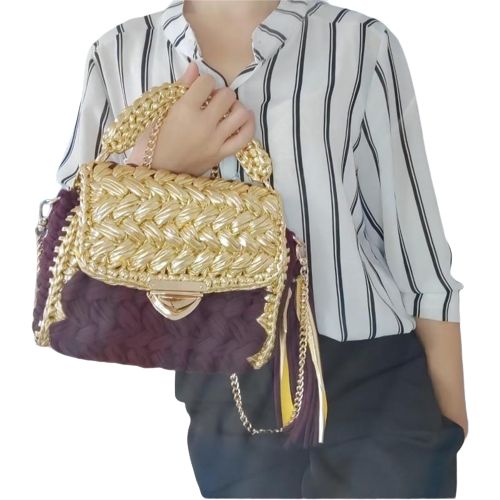 sac a mains tressé pour sorties