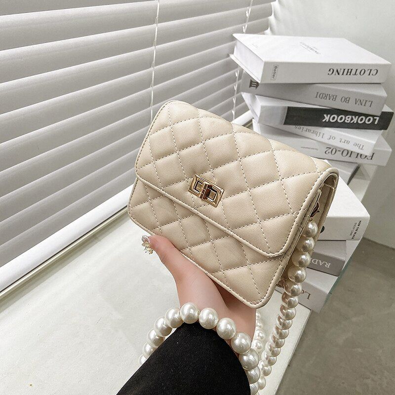 sac bandoulière élégant perles