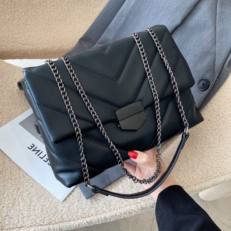 sac bandoulière noir féminin en simili cuir