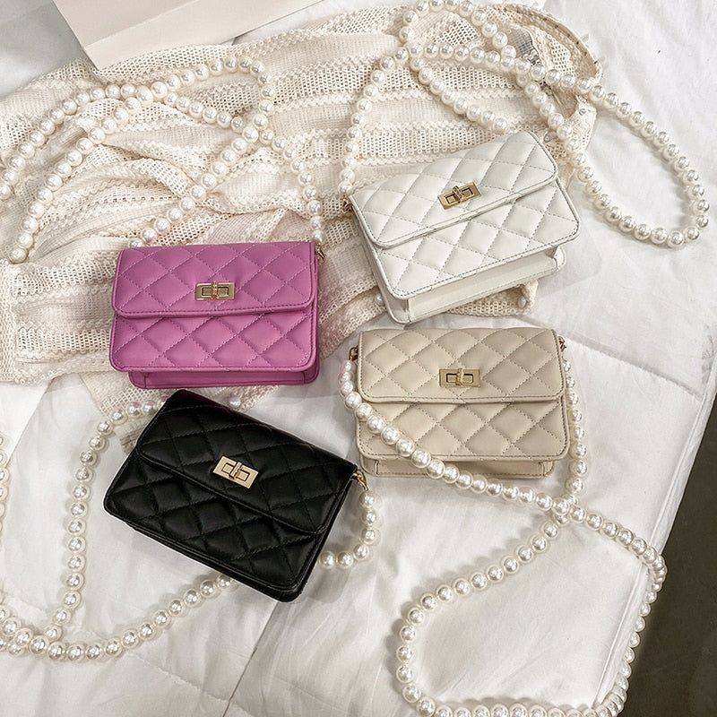 sac bandoulière tendance perles