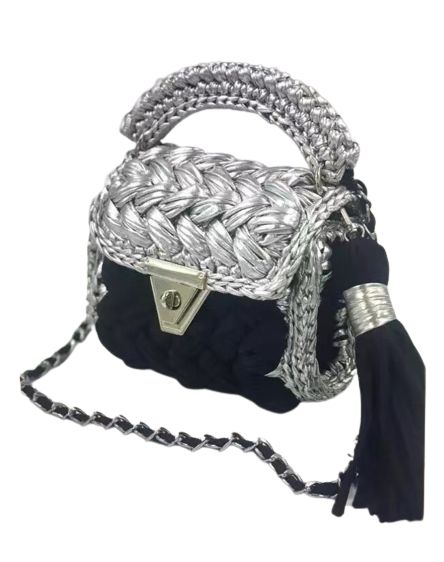 sac en cuir tresse femme