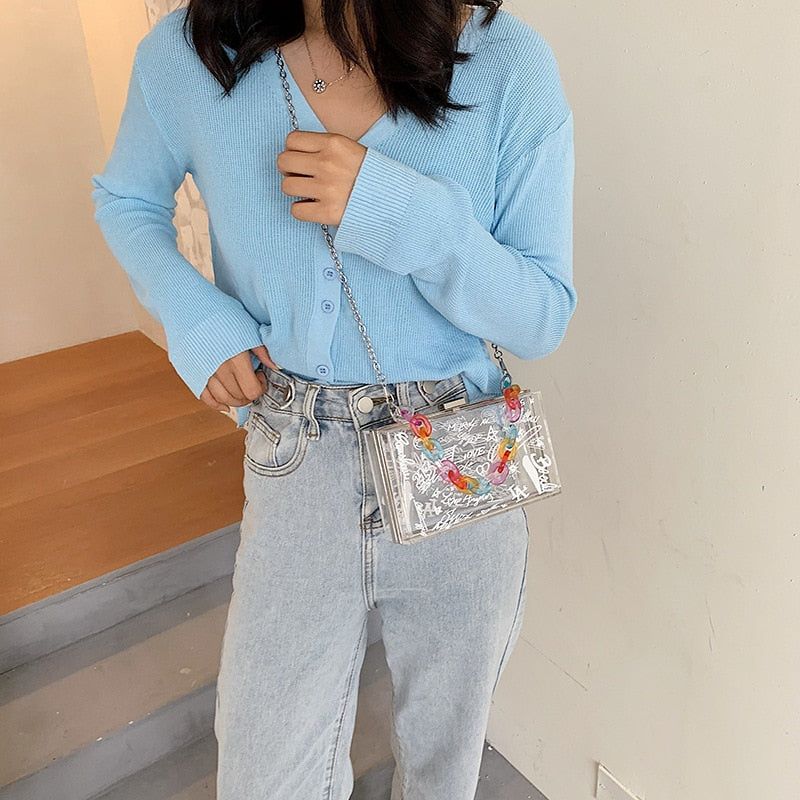 sac femme transparent tendance