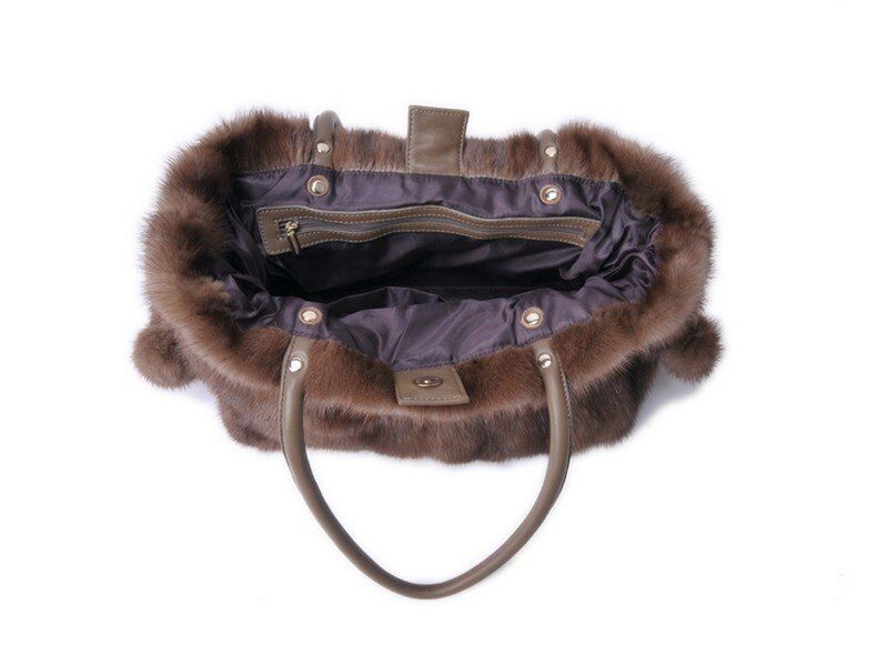 sac fourrure femme chic