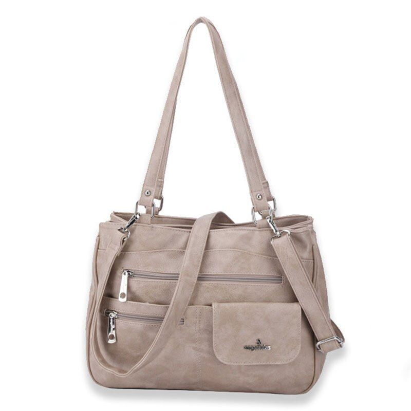 sac multipoche pour femme en cuir