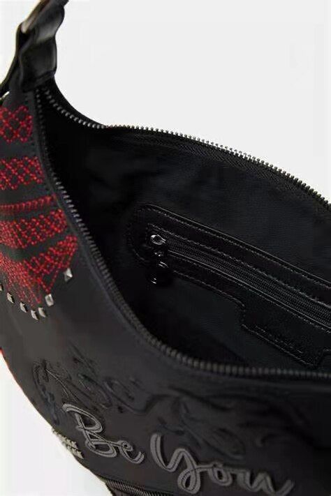 sac noir femme tendance porte epaules