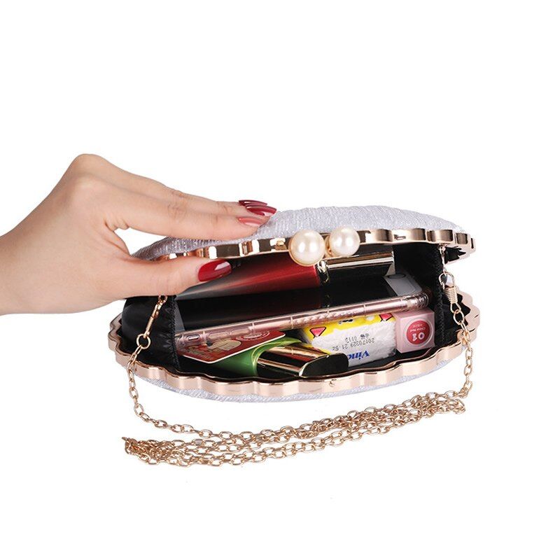 sac pochette élégant coquillage
