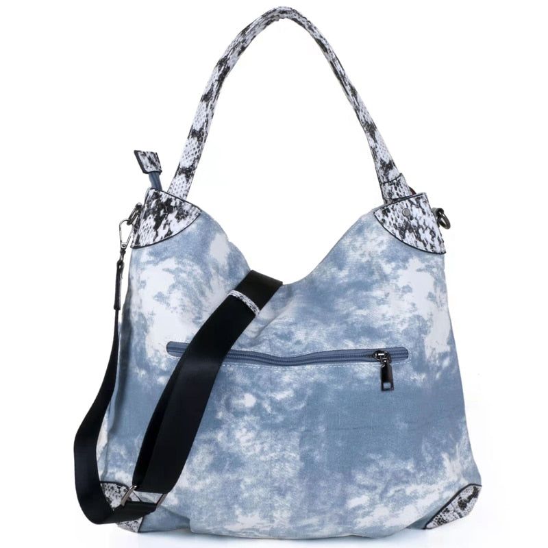 sac souple pour femme bleu