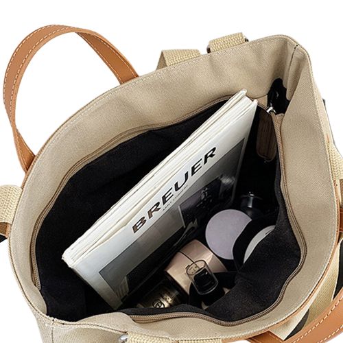 sac tissu kaki pour femme