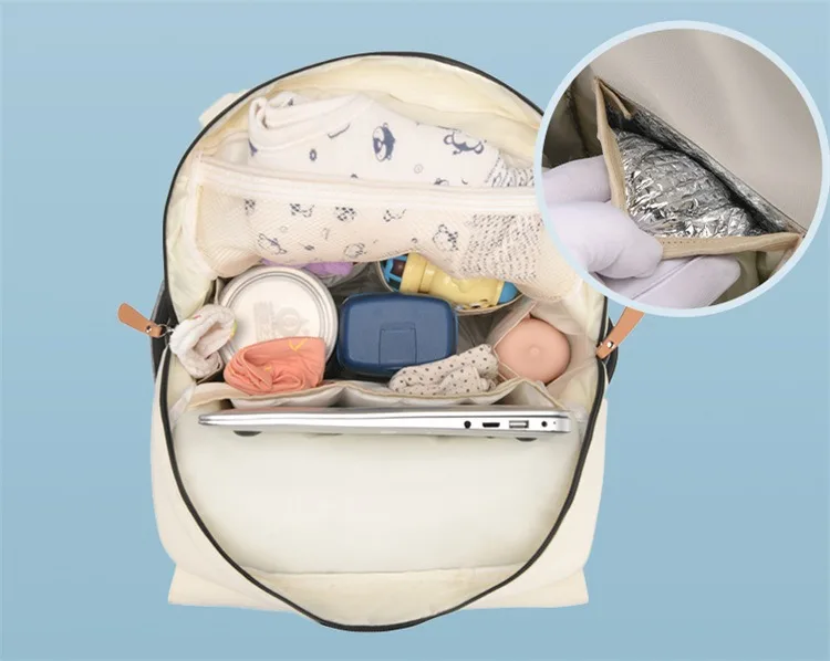 polyvalence d'un sac à dos à langer