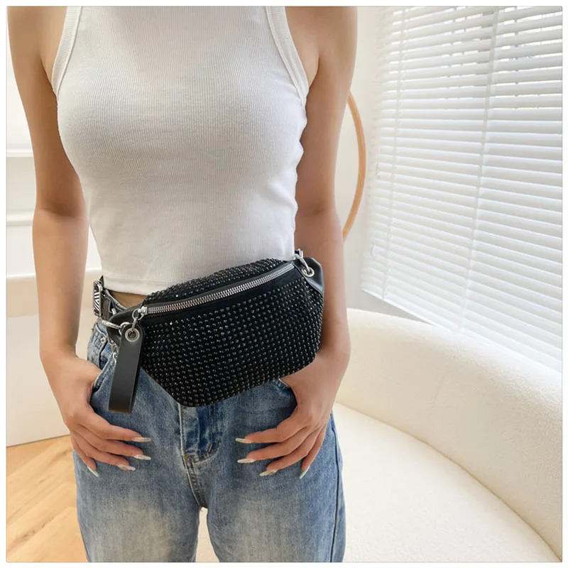 femme sac en diamant