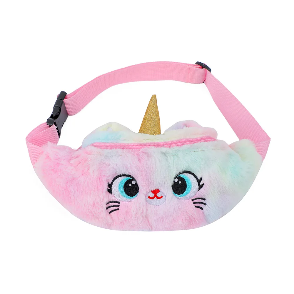 sac banane en peluche licorne